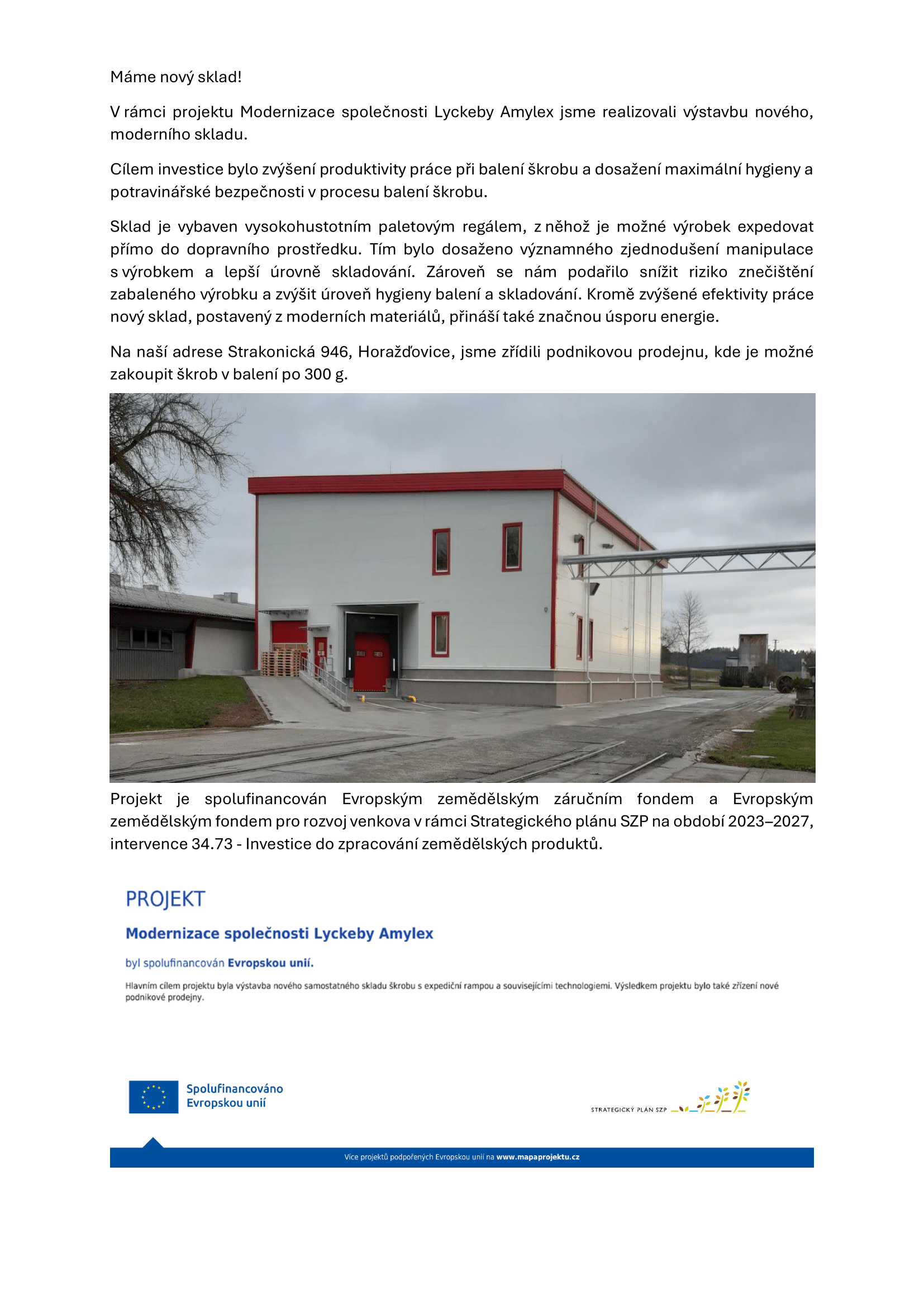 Realizované projekty